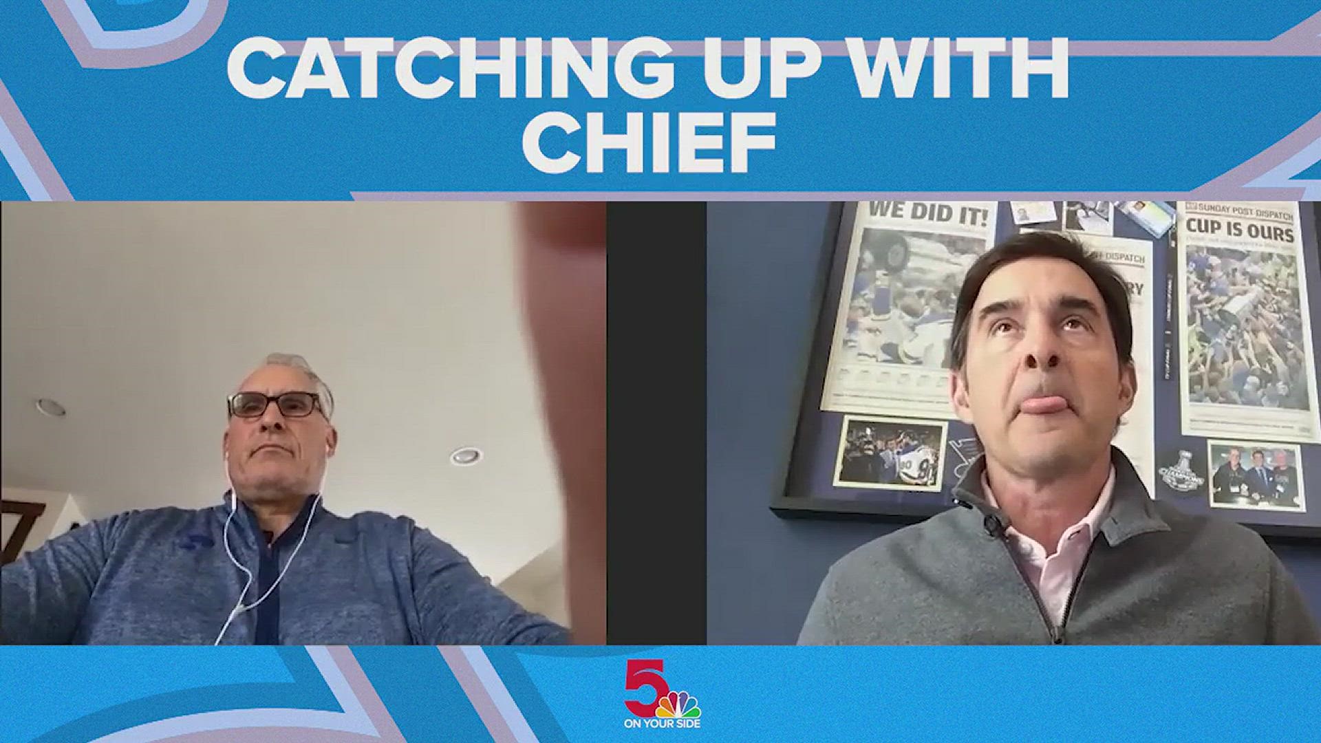 5 On Your Side sports director Frank Cusumano caught up with "Chief".