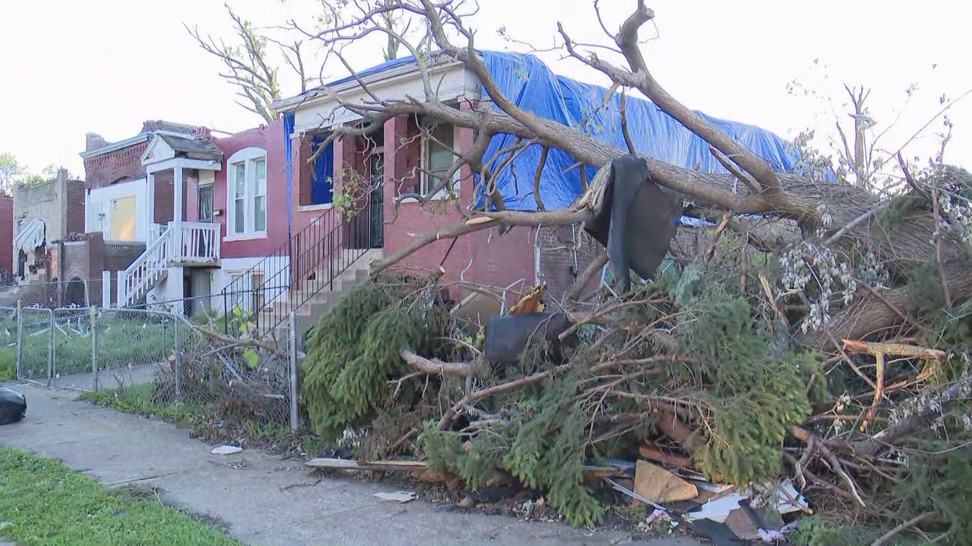 Insurance adjusters are in St. Louis to help homeowners navigate the claims process or access community resources after Friday's tornado