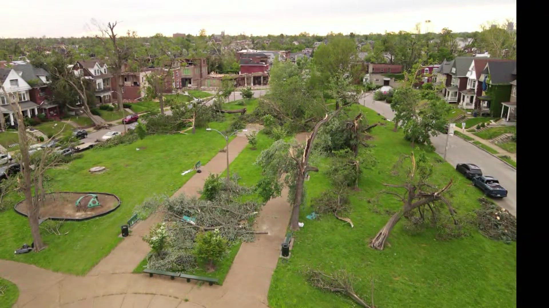 The St. Louis community is recovering and cleaning up after an EF3 tornado hit the area. Five people were killed in the tornado.