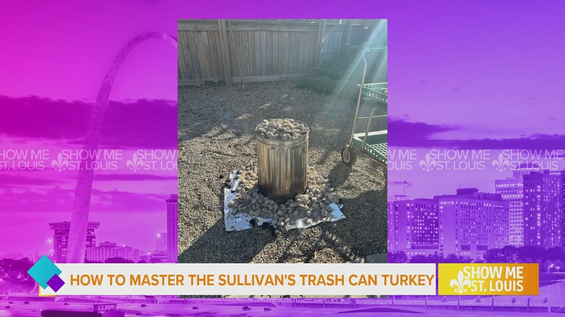 how to make trash can turkey