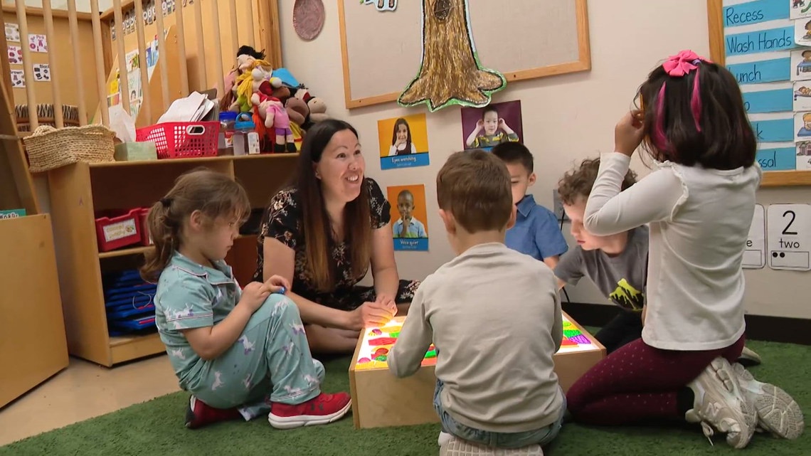 Valerie Stanfill with the Ritenour School District is focused on making sure her students not only learn but also fee...