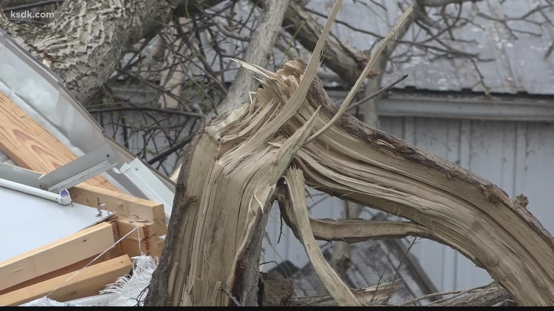 “I was just honestly surprised that my house was still standing,” said Schwartz.  “There’s just minor damage to it and everything else around me was just destroyed.”