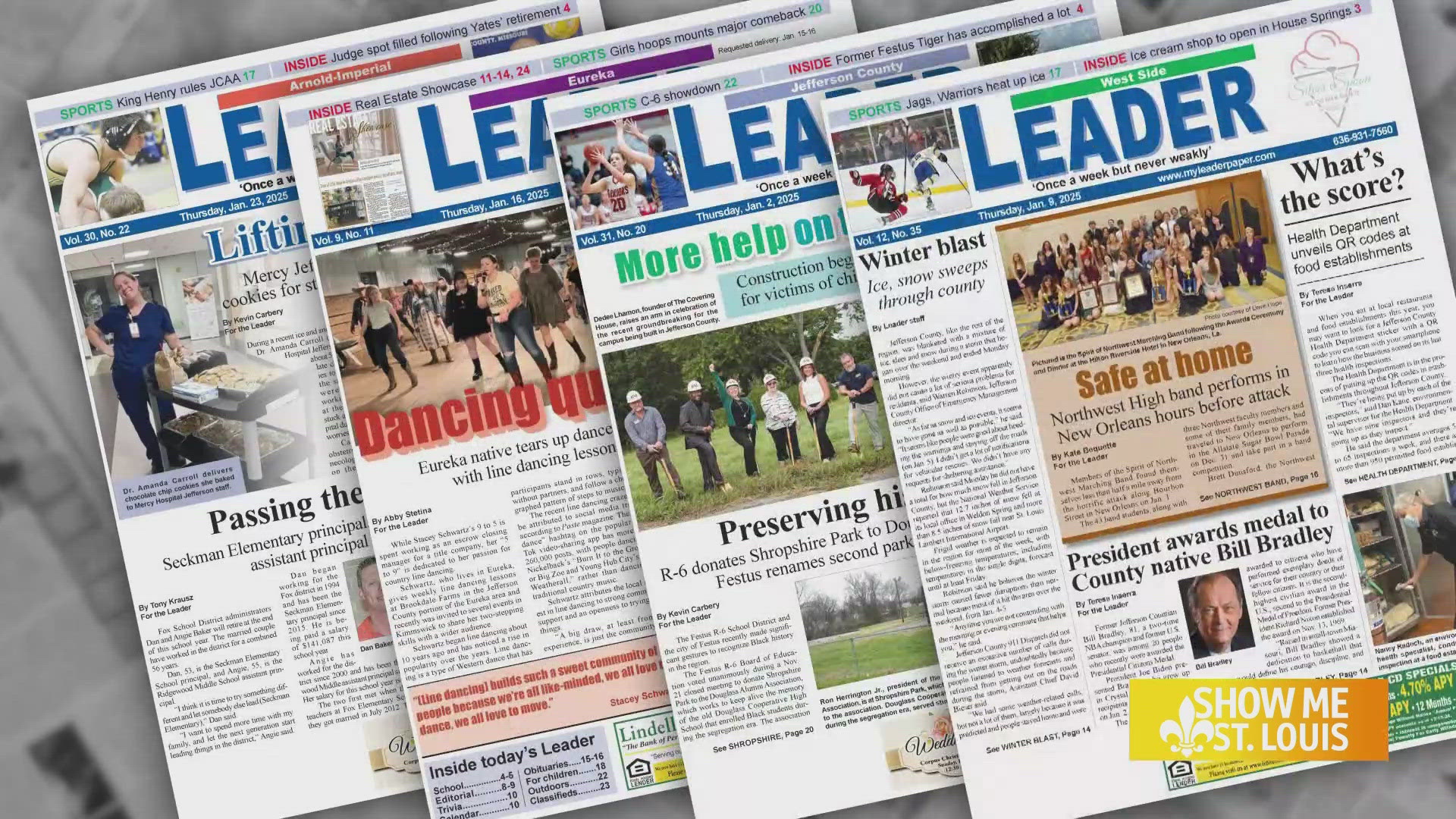 Here are the top three stories this week from Leader Publications.