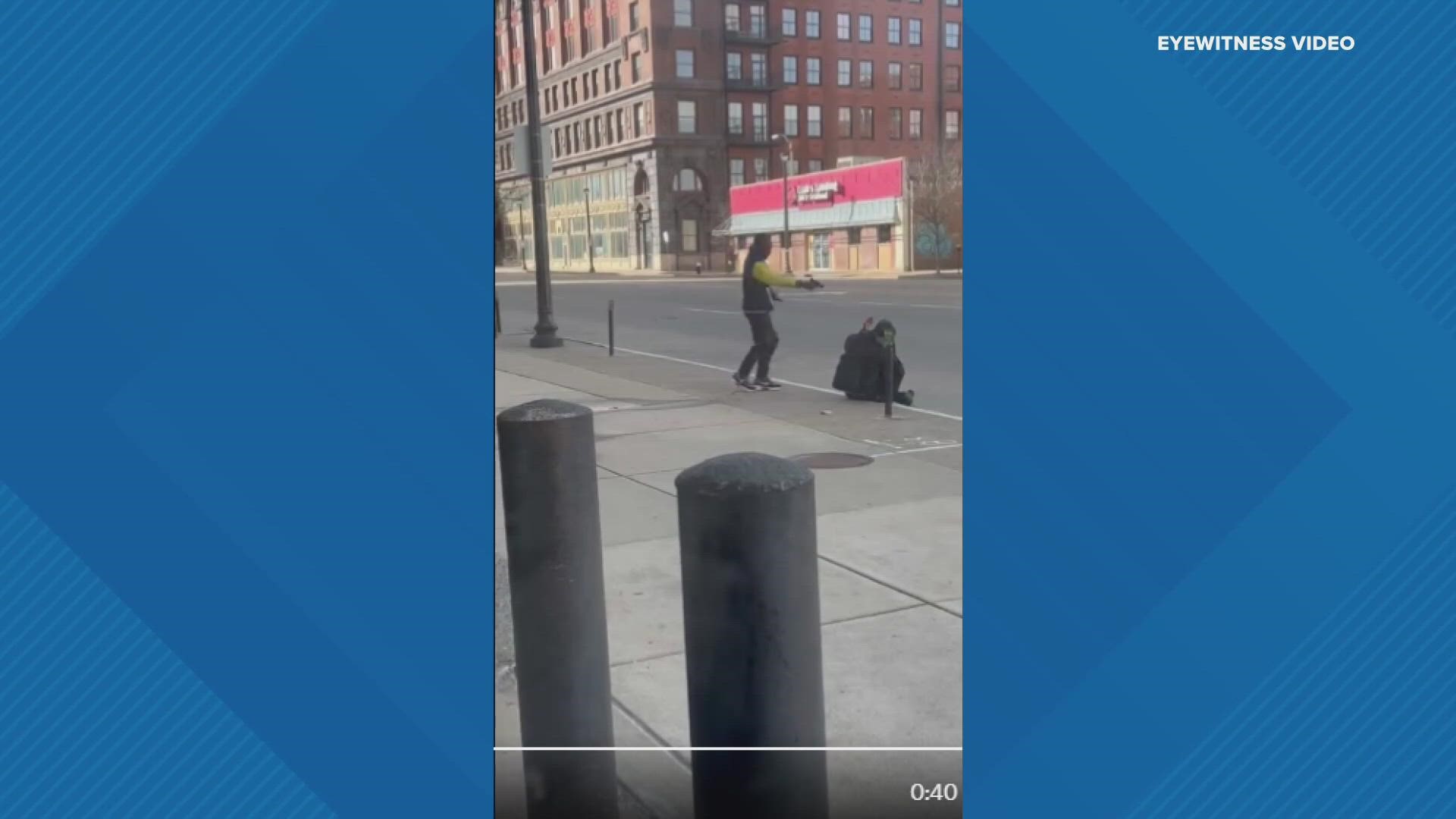The latest downtown shooting left a man dealing with homelessness dead. It was all caught on video.