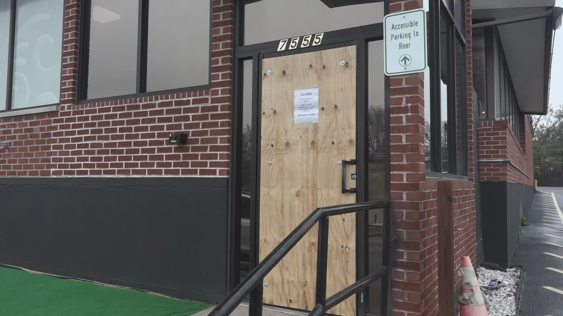 The burglars didn't get away with anything but the dispensary was closed until the state cleared them to reopen.