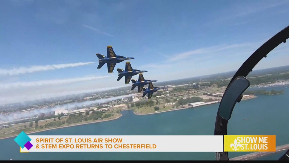 The U.S. Navy Blue Angels Return to the Skies Above Chesterfield for