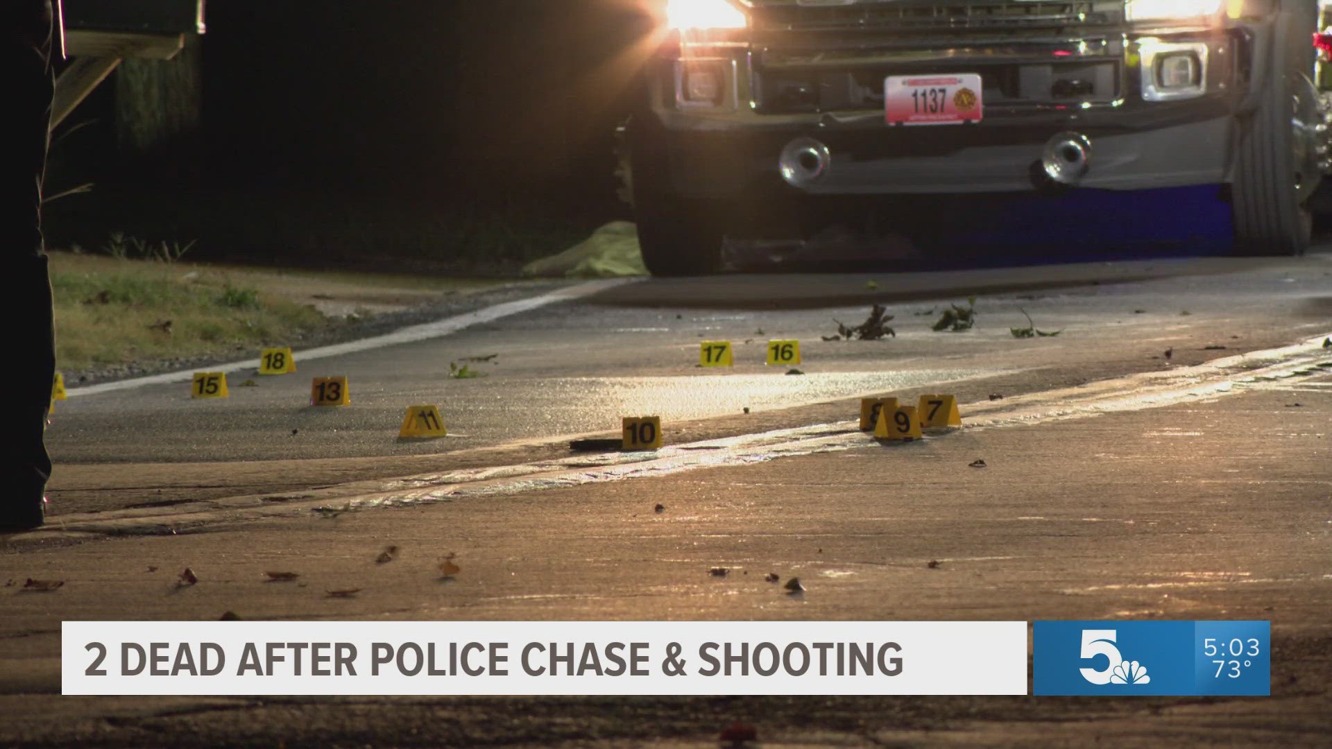 A man and woman from Texas died after a pursuit and shots were fired in Affton Friday night, authorities said. The woman had been reported missing.