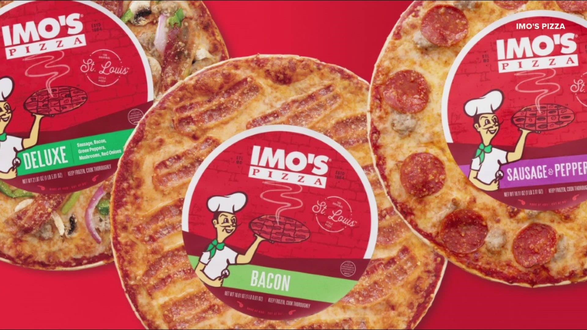 The family-owned company announced the launch of Imo’s frozen, St. Louis-styled pizzas in town and 13 other states. The pizzas will be available by Oct. 3.