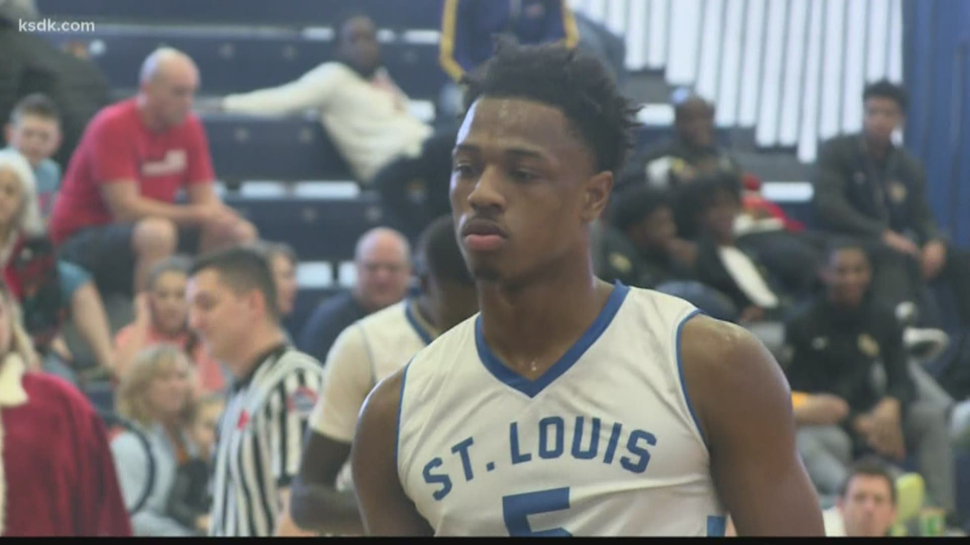 St. Louis Christian and their star Jordan Nesbitt were able to escape with the victory.