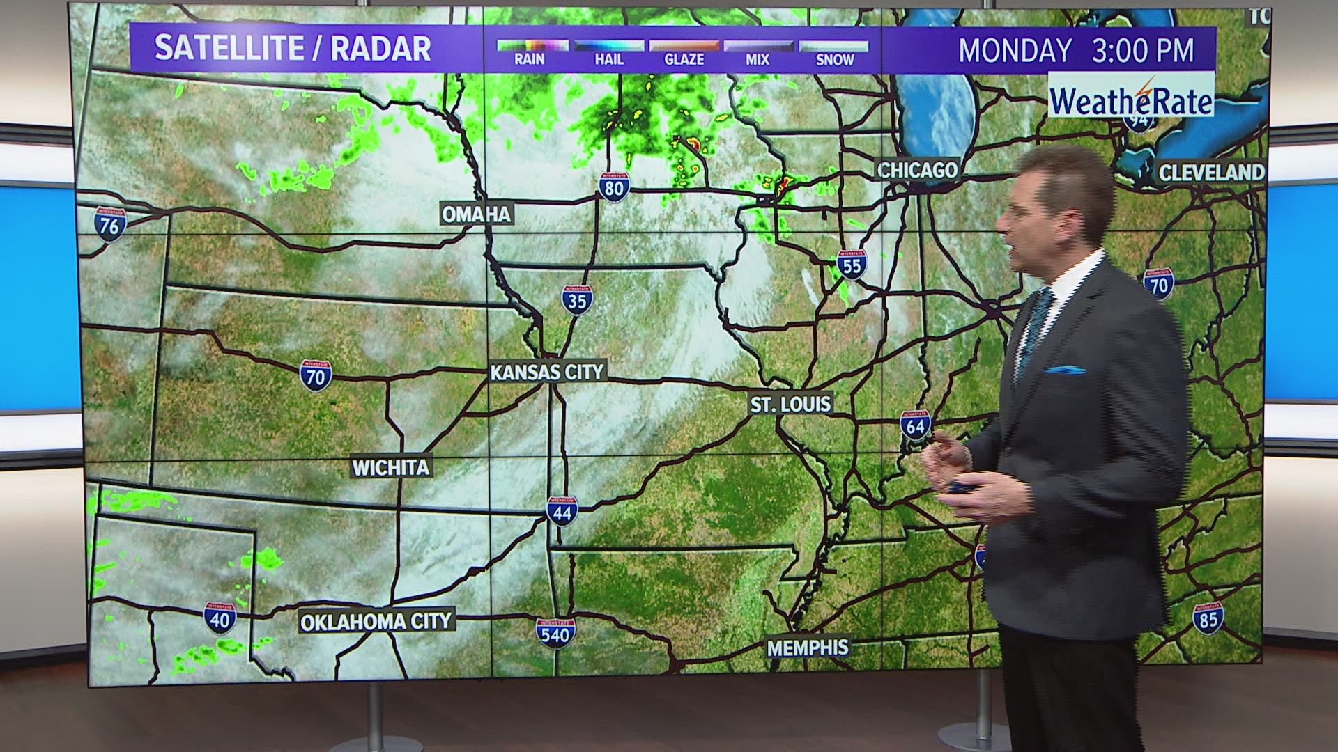 MONDAY EVENING WEATHER FORECAST