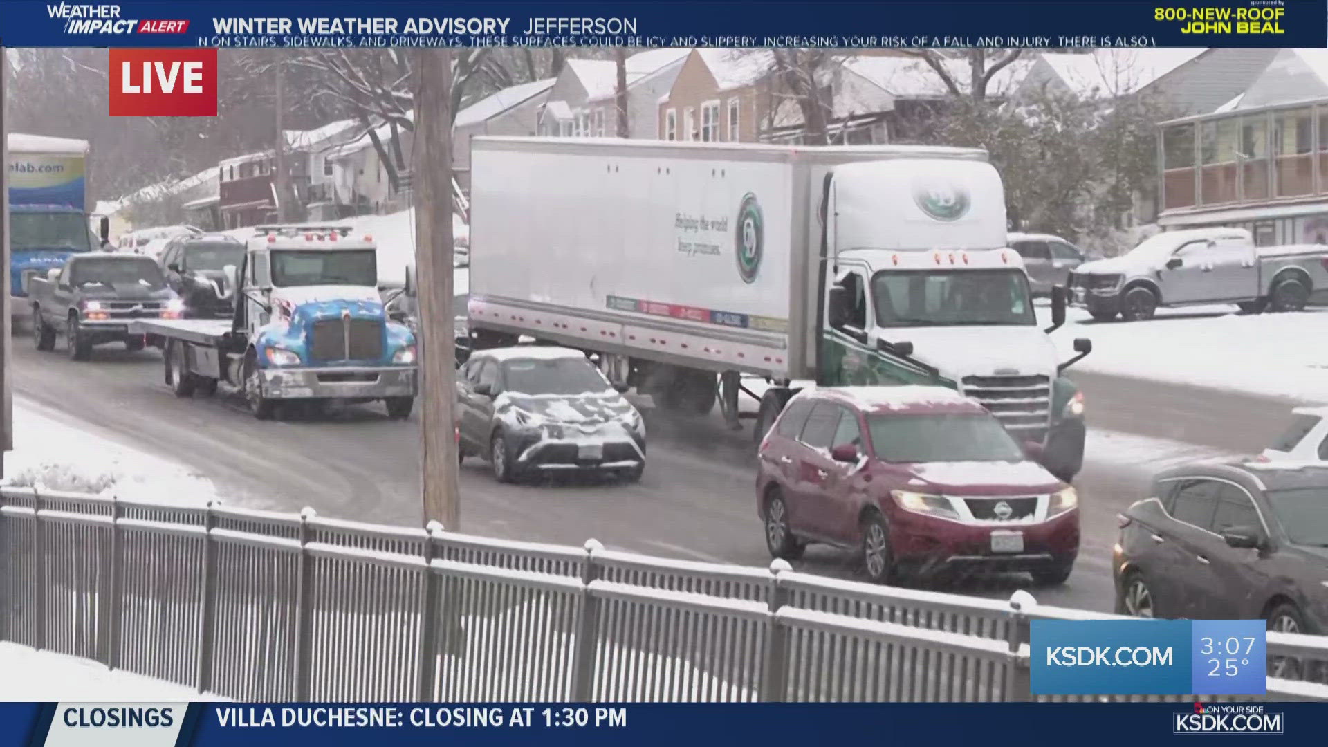 St. Louis crews race to treat slick roads | ksdk.com