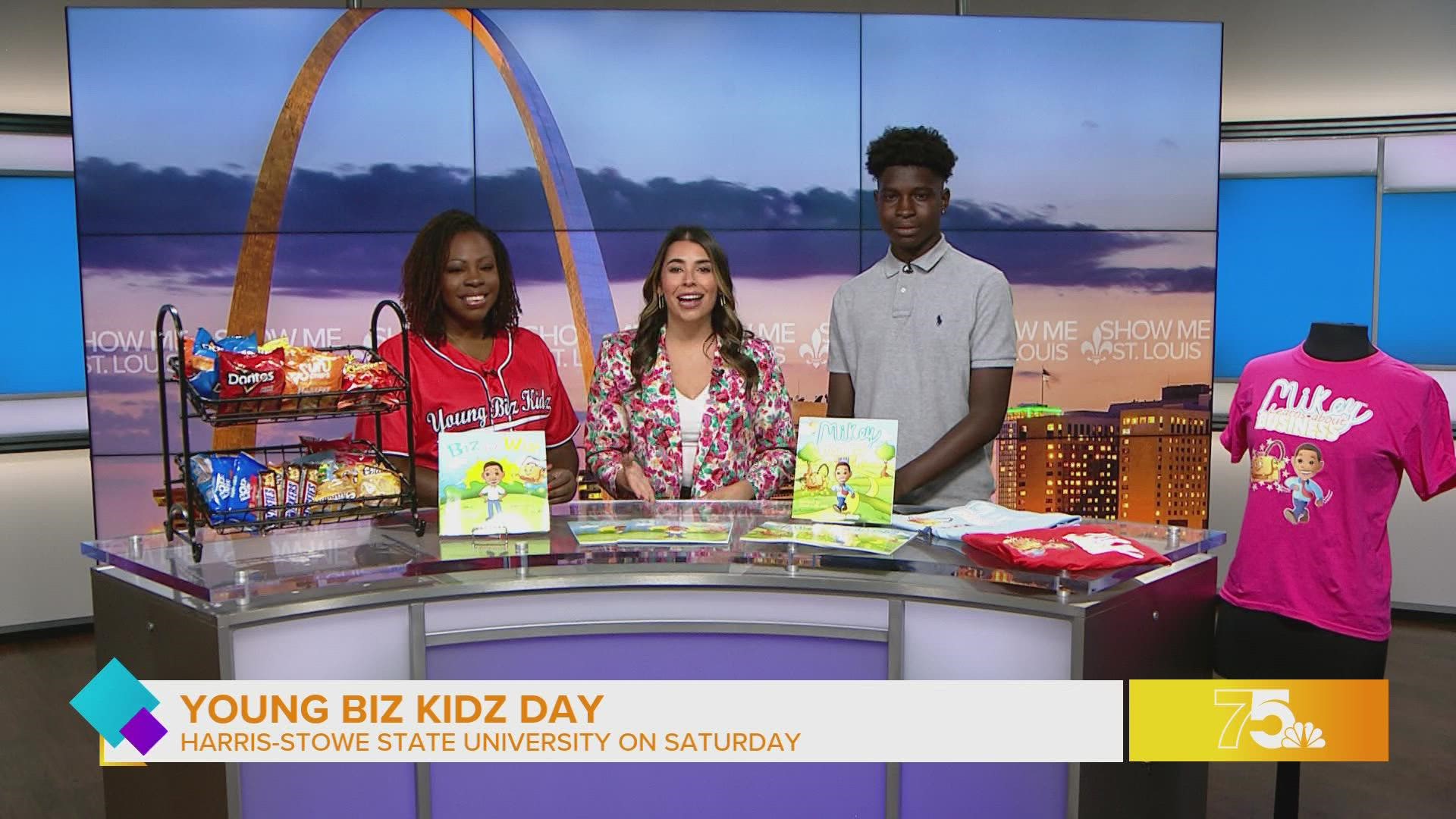 Young Biz Kid Day gives young entrepreneurs the opportunity to showcase their businesses to the public. It takes place this Saturday at Harris-Stowe University.