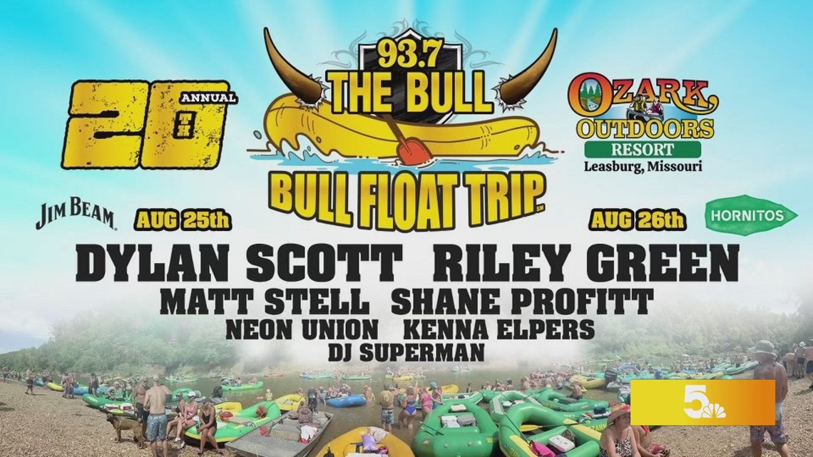 Who you can see in concert at the 20th Annual Bull Float Trip