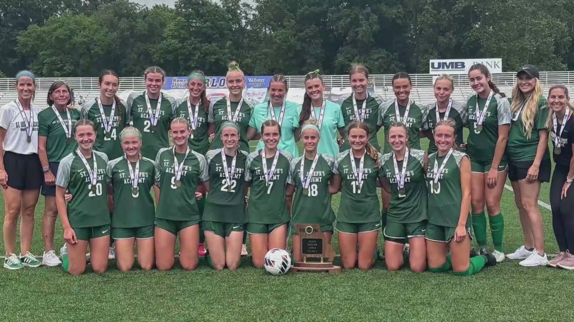 "(Coach) McVey has created an environment where we can all be so close with her. We just respect her so highly because she respects us," said junior Maggie Drozda.