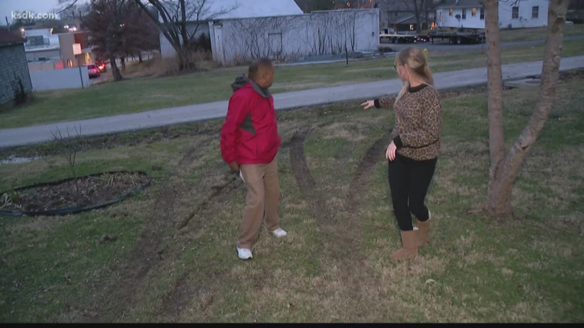 A Wentzville woman still can't believe on New Year's Day two suspected carjackers on the run from police narrowly missed hitting her home