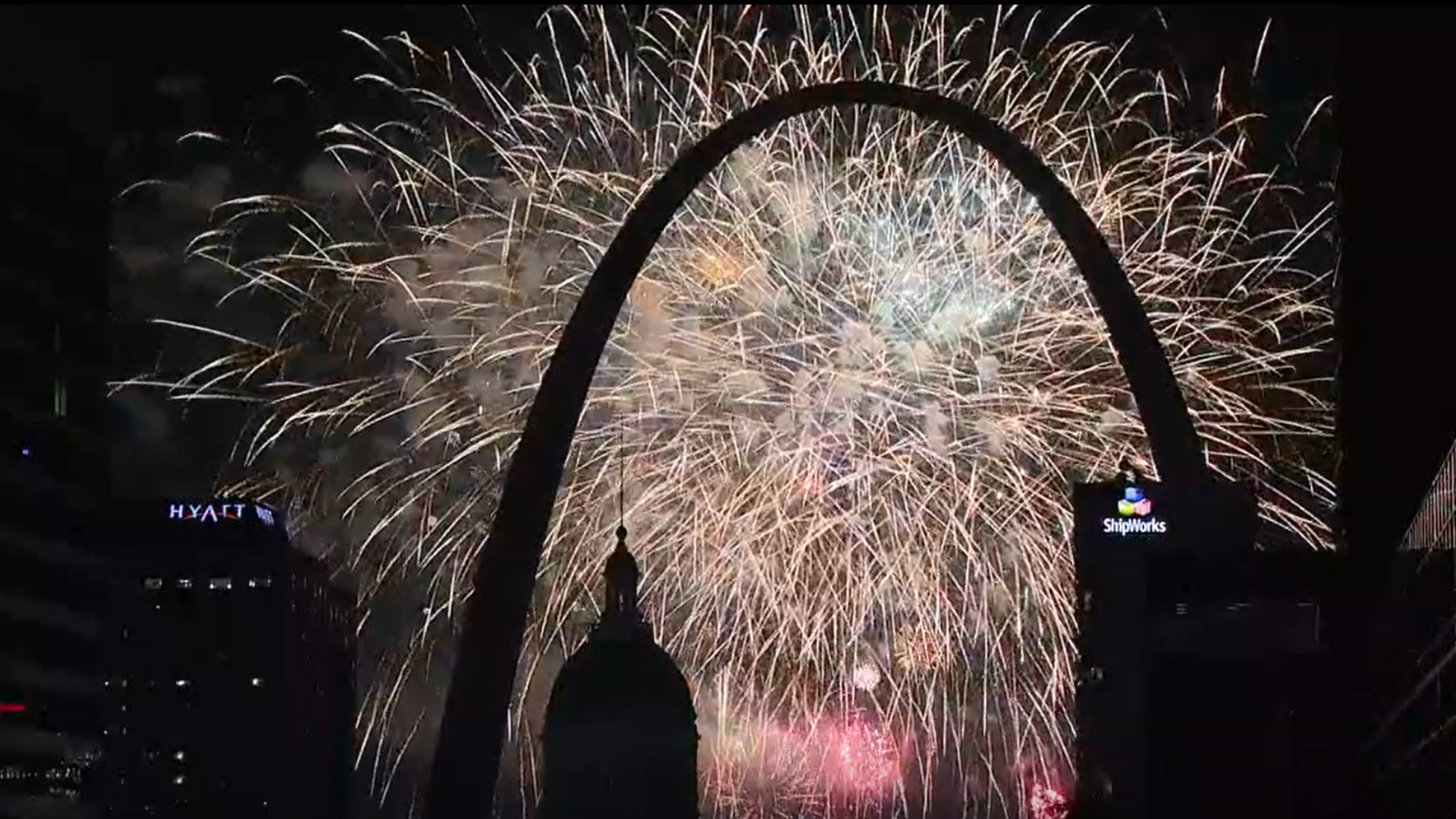 Fair St. Louis organizers said the 2021 display would be the biggest yet. Here's a look at the full fireworks show, edited together from 5 On Your Side's cameras.