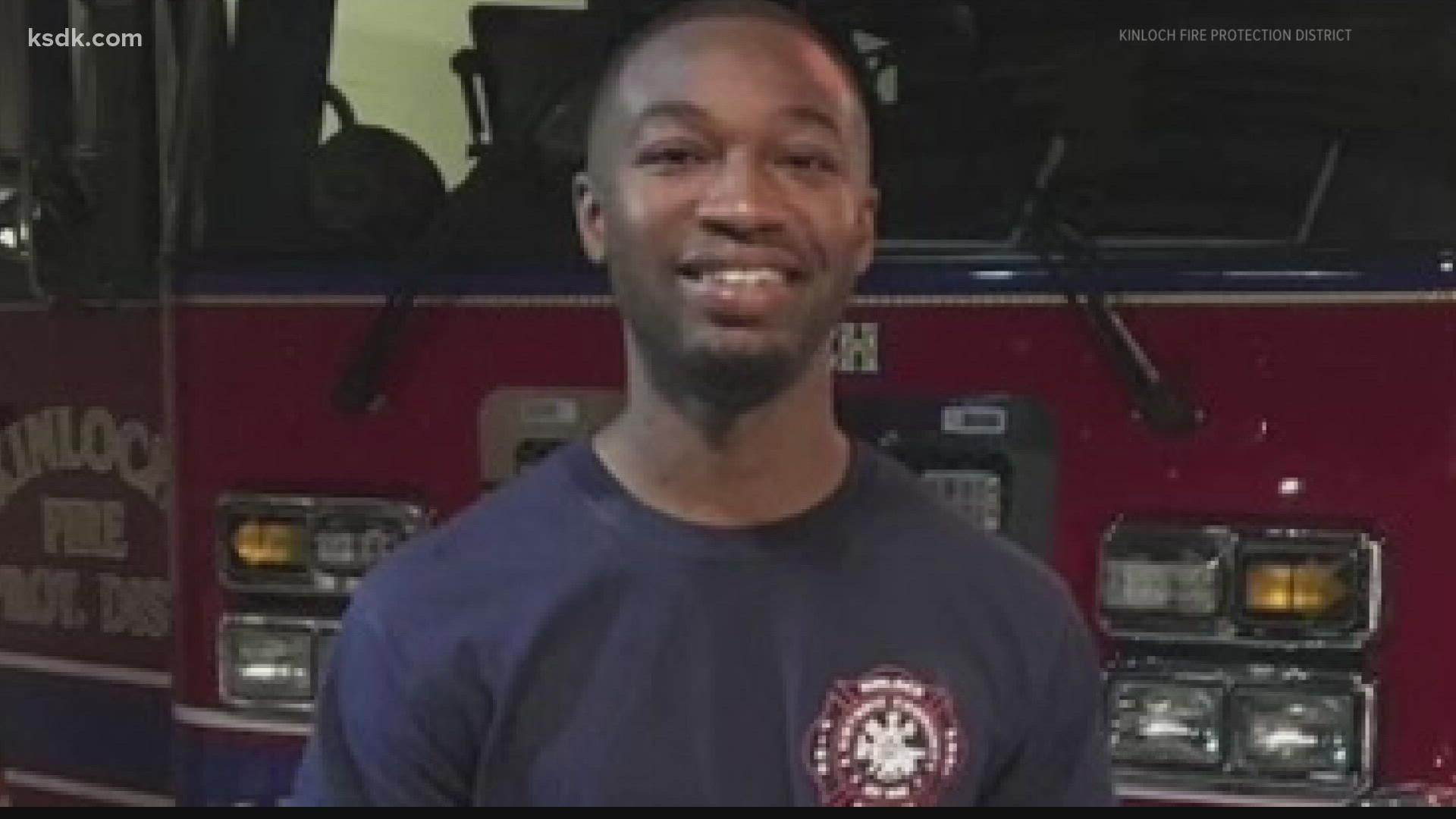 This is the second time a Kinloch firefighter has been injured in a shooting in over a year. The fire chief is thankful they are alive.