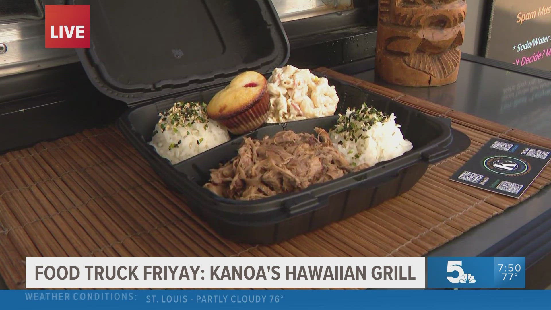 Kanoa's Hawaiian Grill is bringing a taste of Hawaii to St. Louis. Chastin Kanoa Okalani and Lindsay Okalani are the husband-and-wife team behind the food truck.