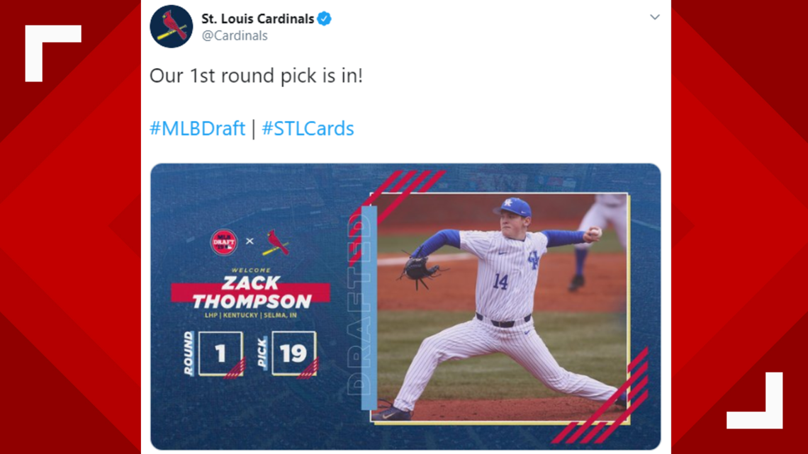 Cardinals select Zack Thompson in MLB Draft in 2019 | 0