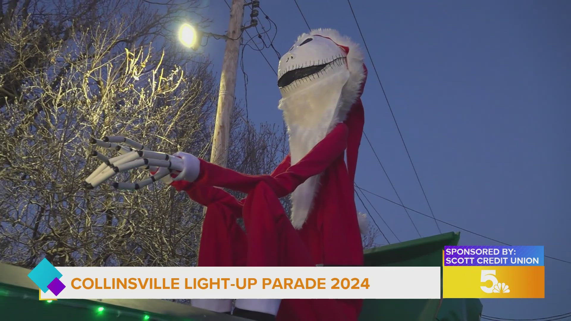 The annual event included an evening holiday light-up parade through Uptown Collinsville and ended with festivities at the Historical Collins House.