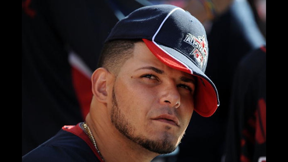 Yadier Molina Beard  CESPEDES FAMILY BARBECUE