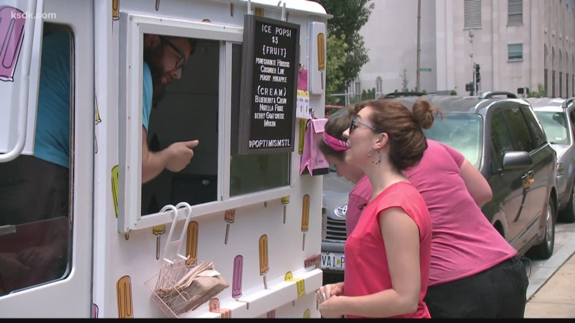 Kaylen Wissinger has launched her new popsicle truck.