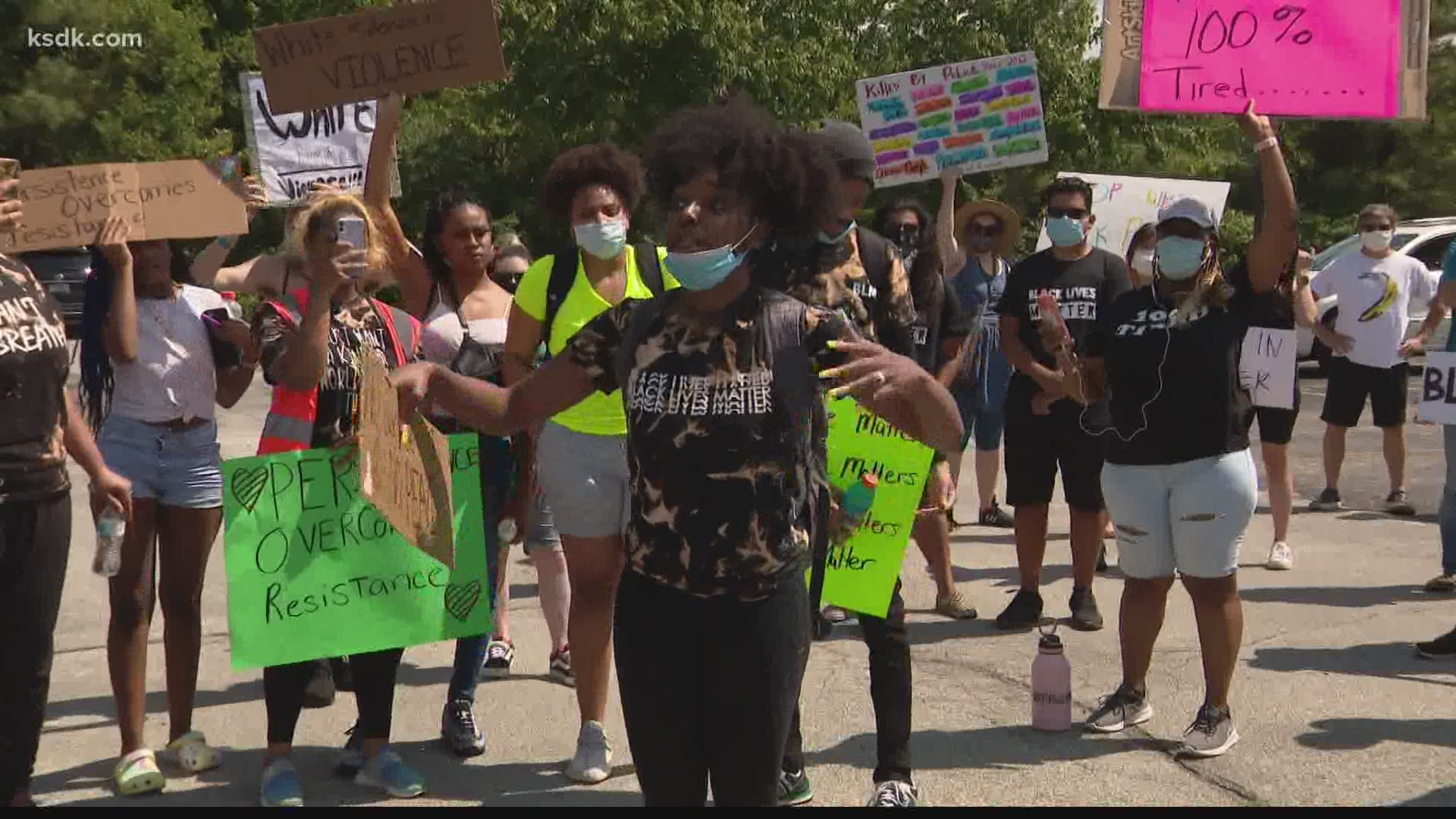 Protests are continuing to commence around the St. Louis area after the death of George Floyd in Minneapolis.