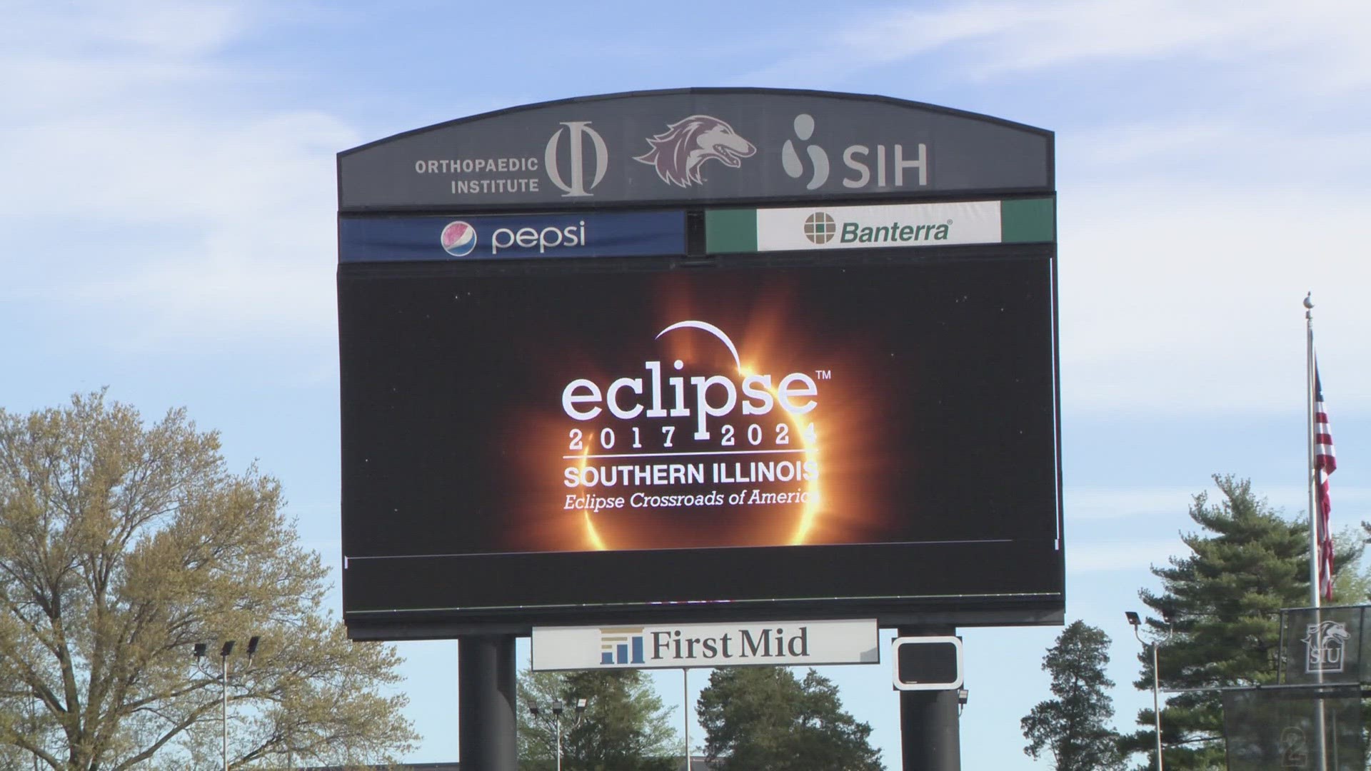 It was the second eclipse that had passed through Carbondale in the past seven years, the first being in 2017.