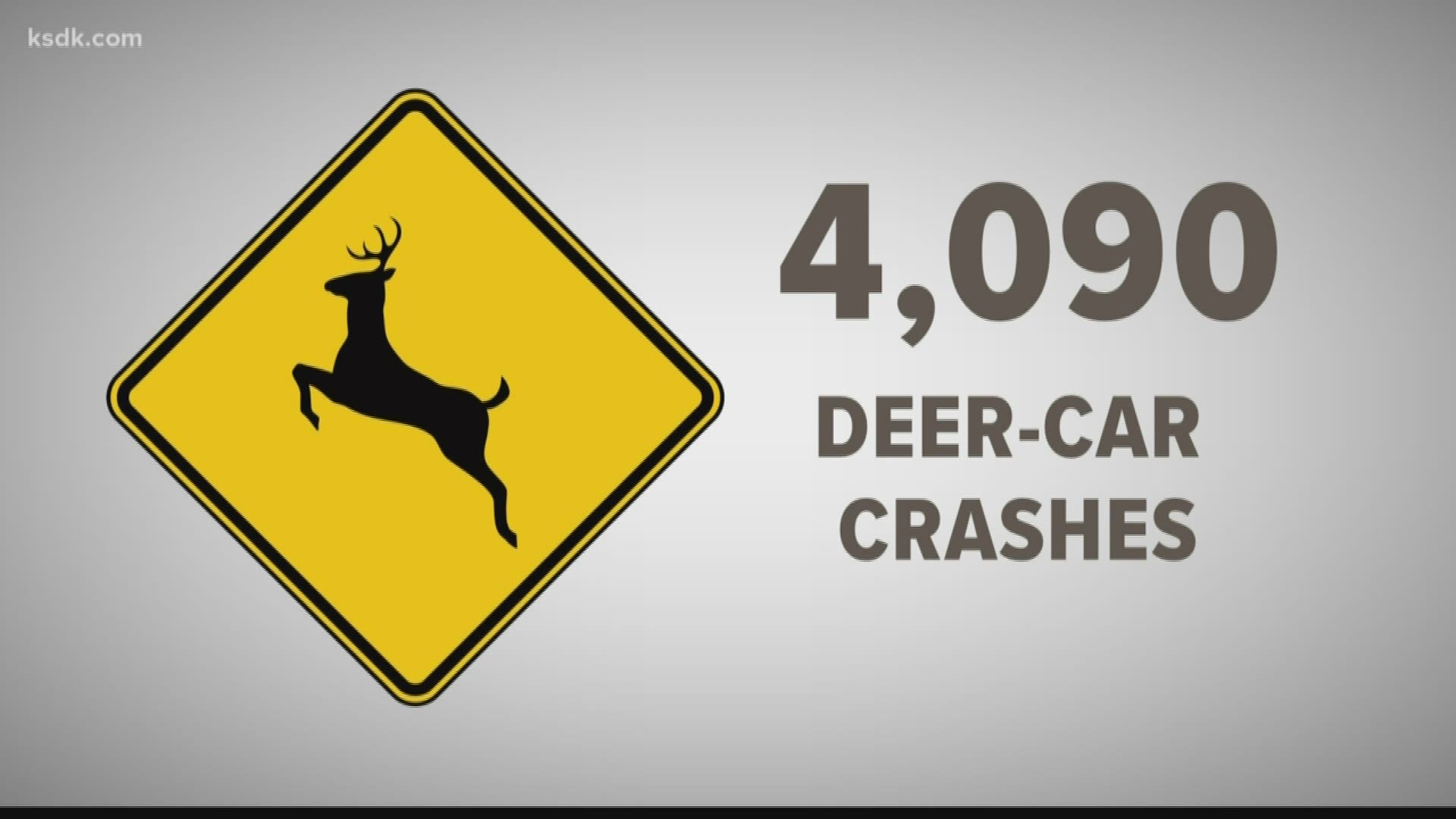 These are the routes where deer-car collisions are especially common.