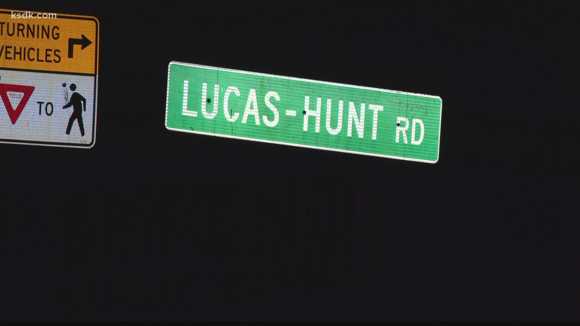 It happened Friday night on Lucas & Hunt, just south of Natural Bridge.