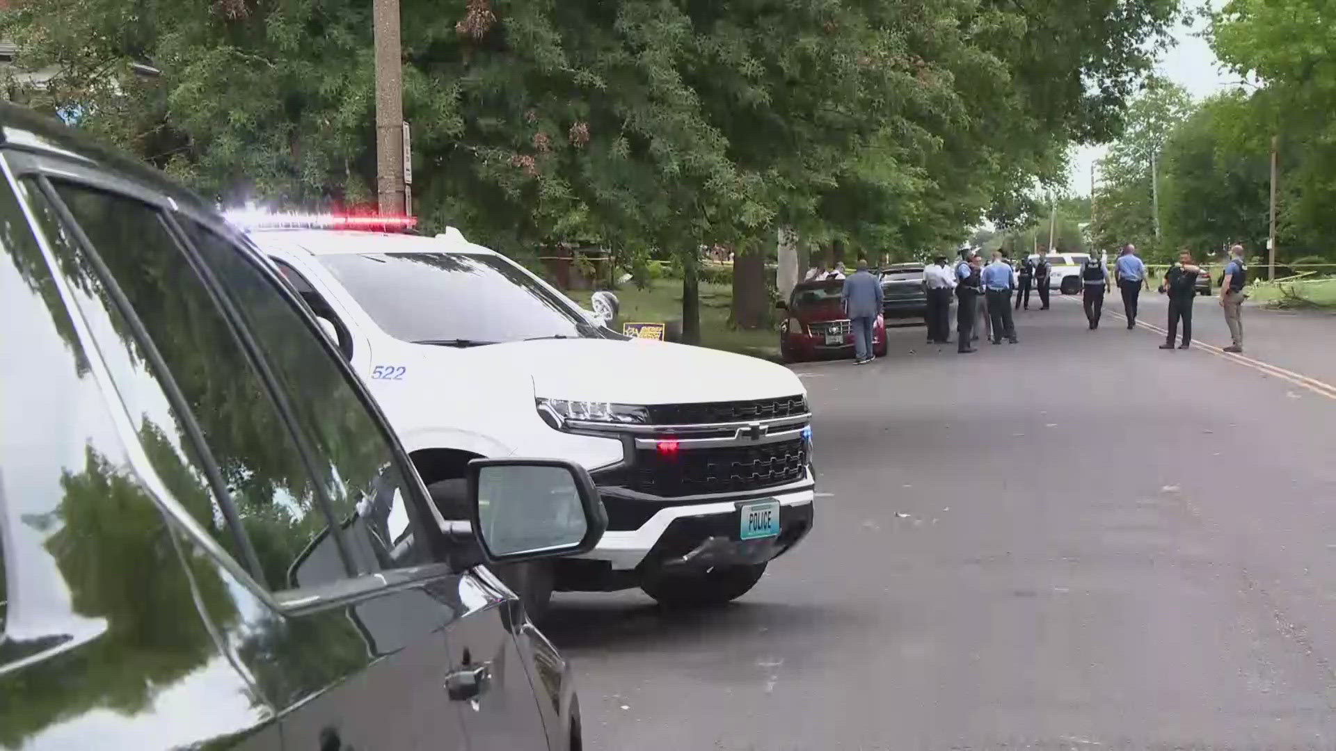 A St. Louis police officer shot and killed a juvenile when he tried pulling a gun on them. This all started when police were pursuing a stolen car Tuesday afternoon.