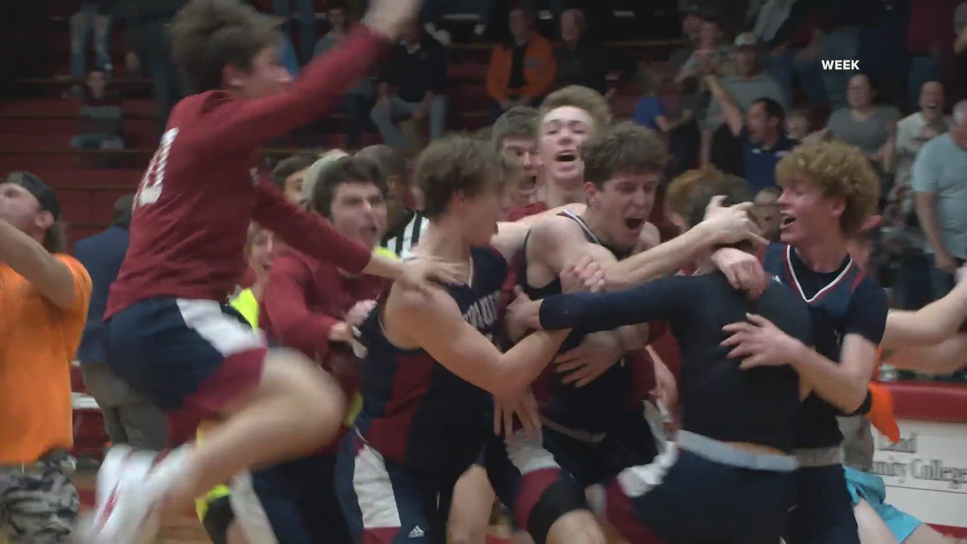 Kameron Hanvey was the hero for Gibault to send the Hawks to the state tournament.