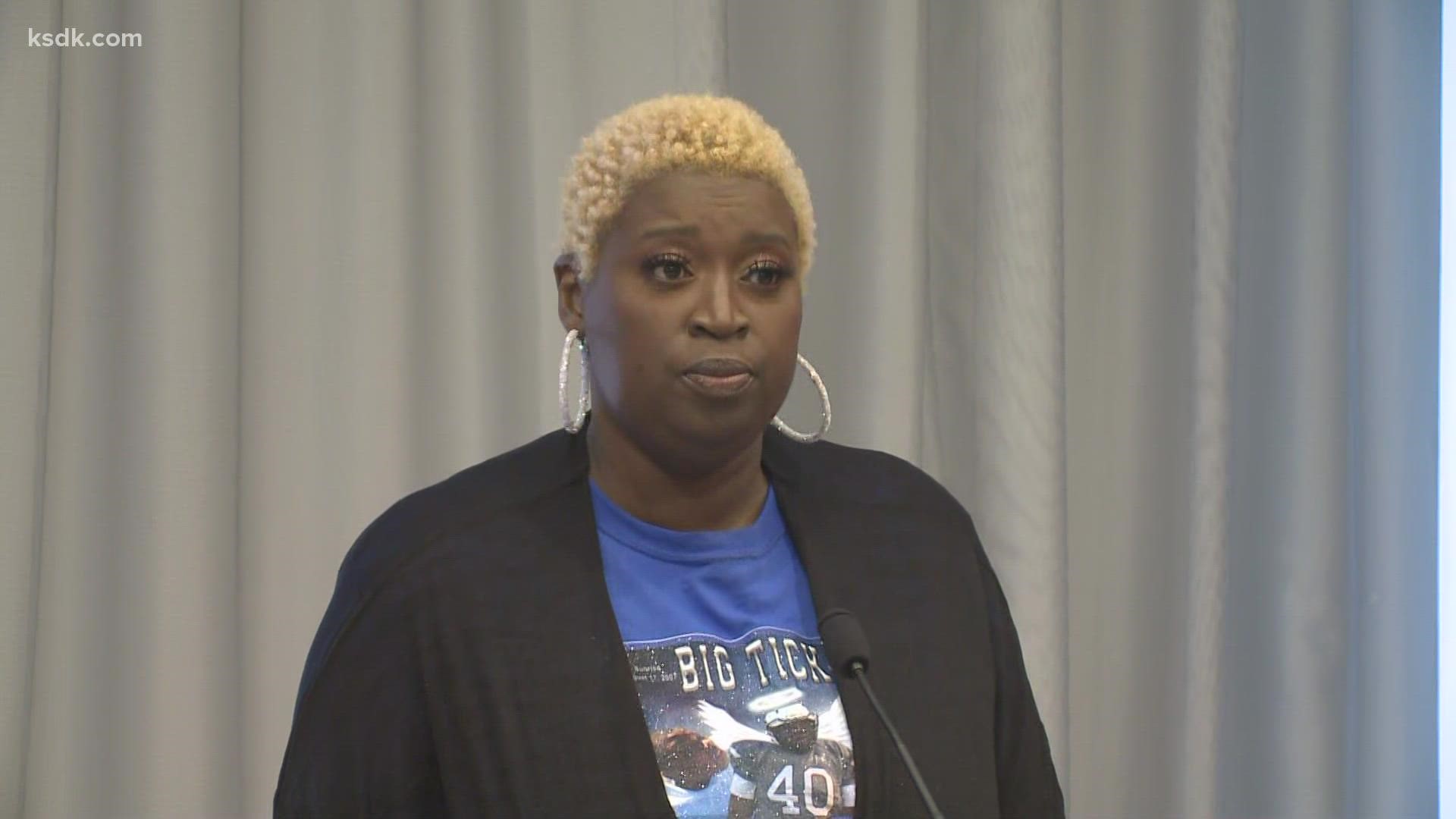 Nekia Dodd, the mother of Tyre Sampson, spoke publicly for the first time since her son’s fatal fall from an Orlando thrill ride.