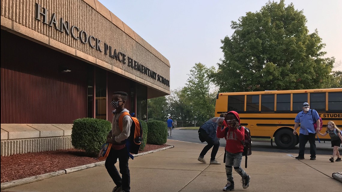 Hancock students return to inperson classes