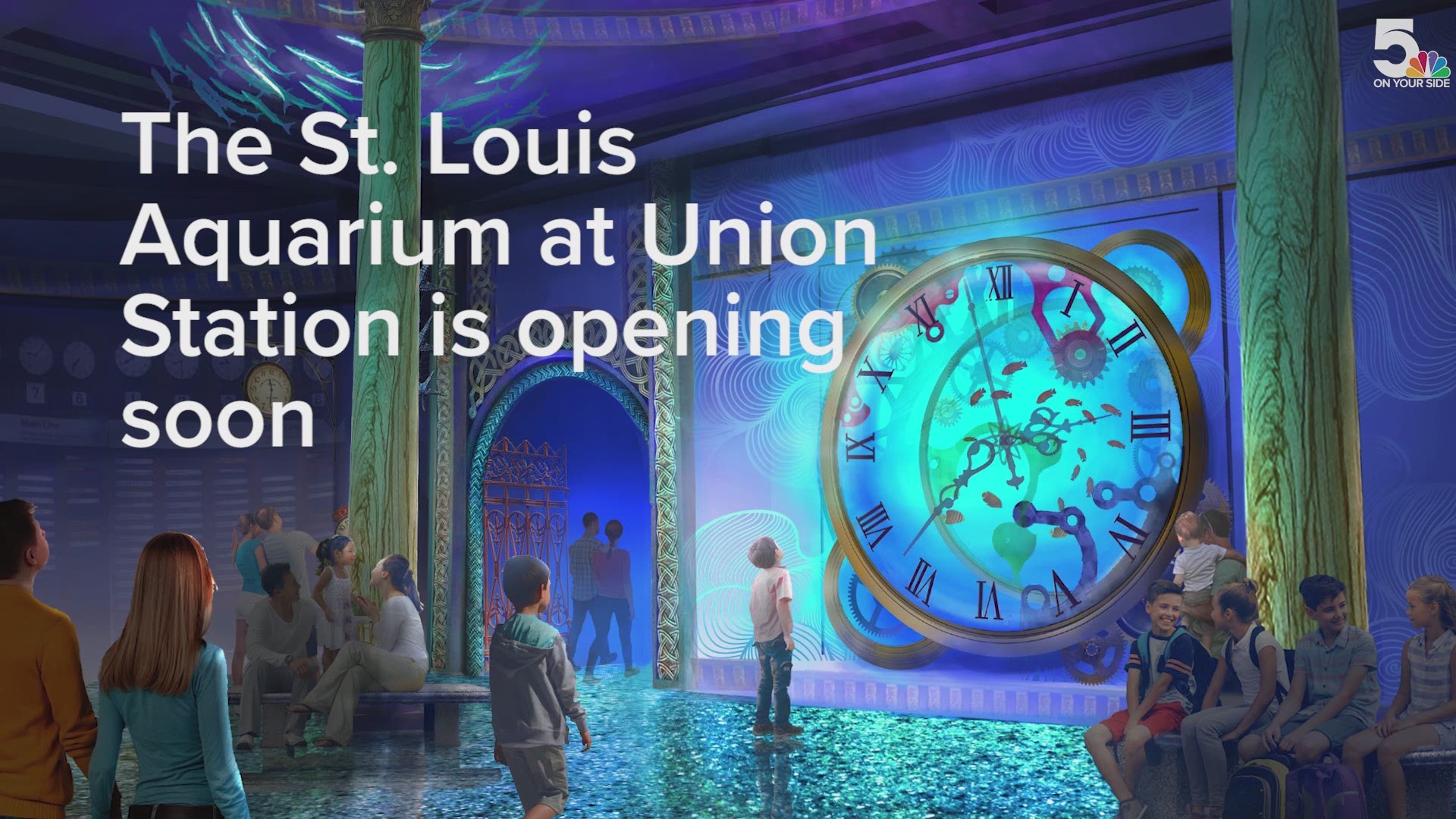 The St. Louis Aquarium at Union Station opens on Christmas Day!