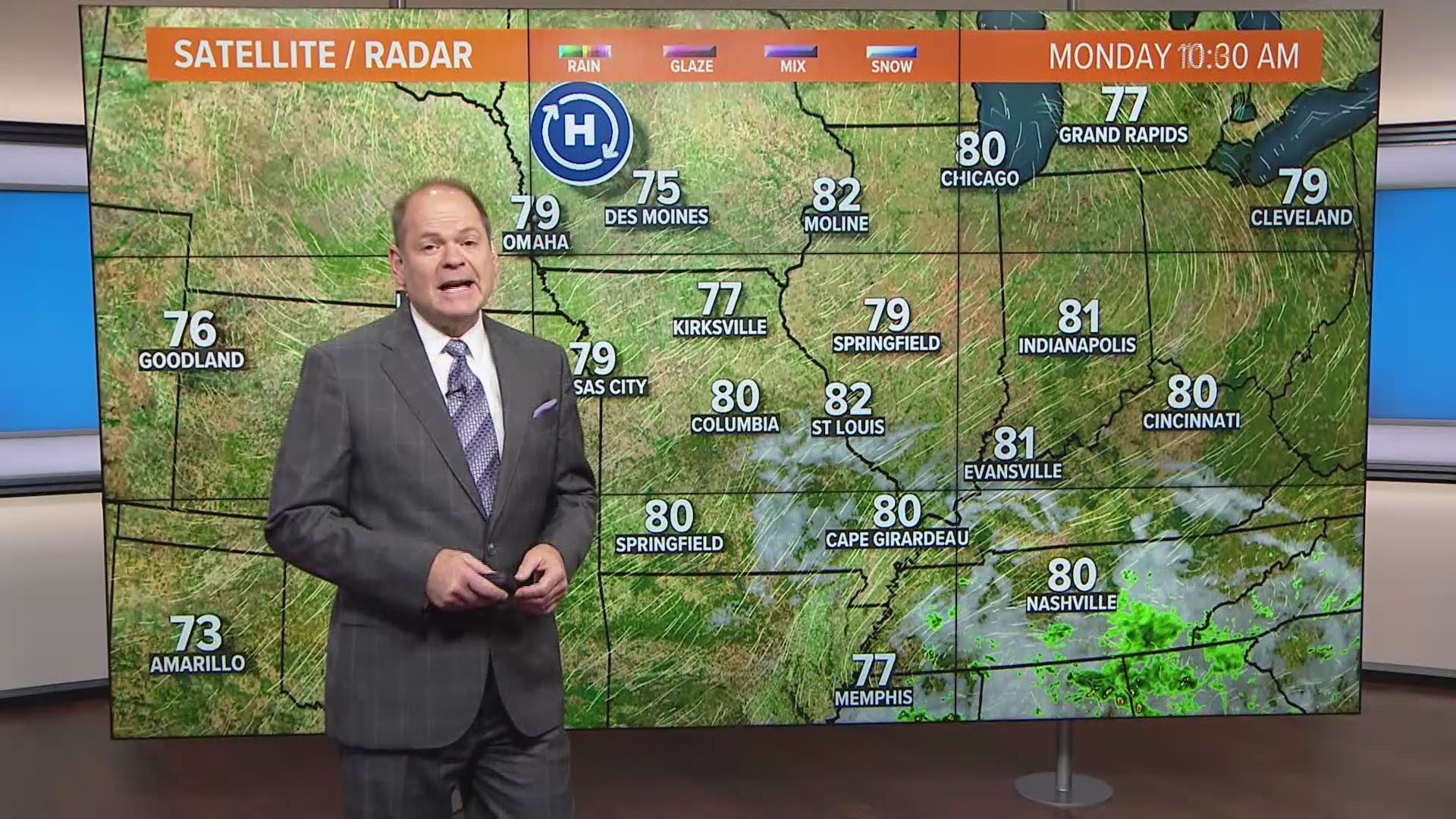 Hourly Forecast on KSDK in St. Louis