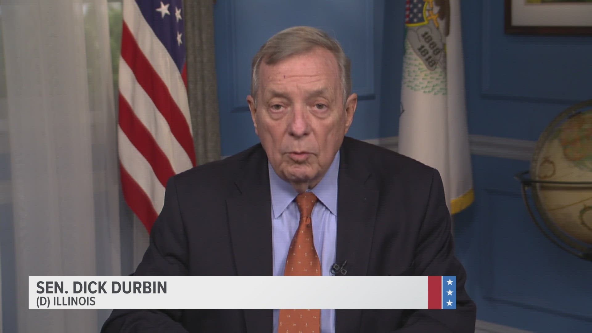 Discussing the Israel-Hamas conflict, Senate Majority Whip Dick Durbin said there is "pretty clear evidence that there's a need for new leadership" in Israel.