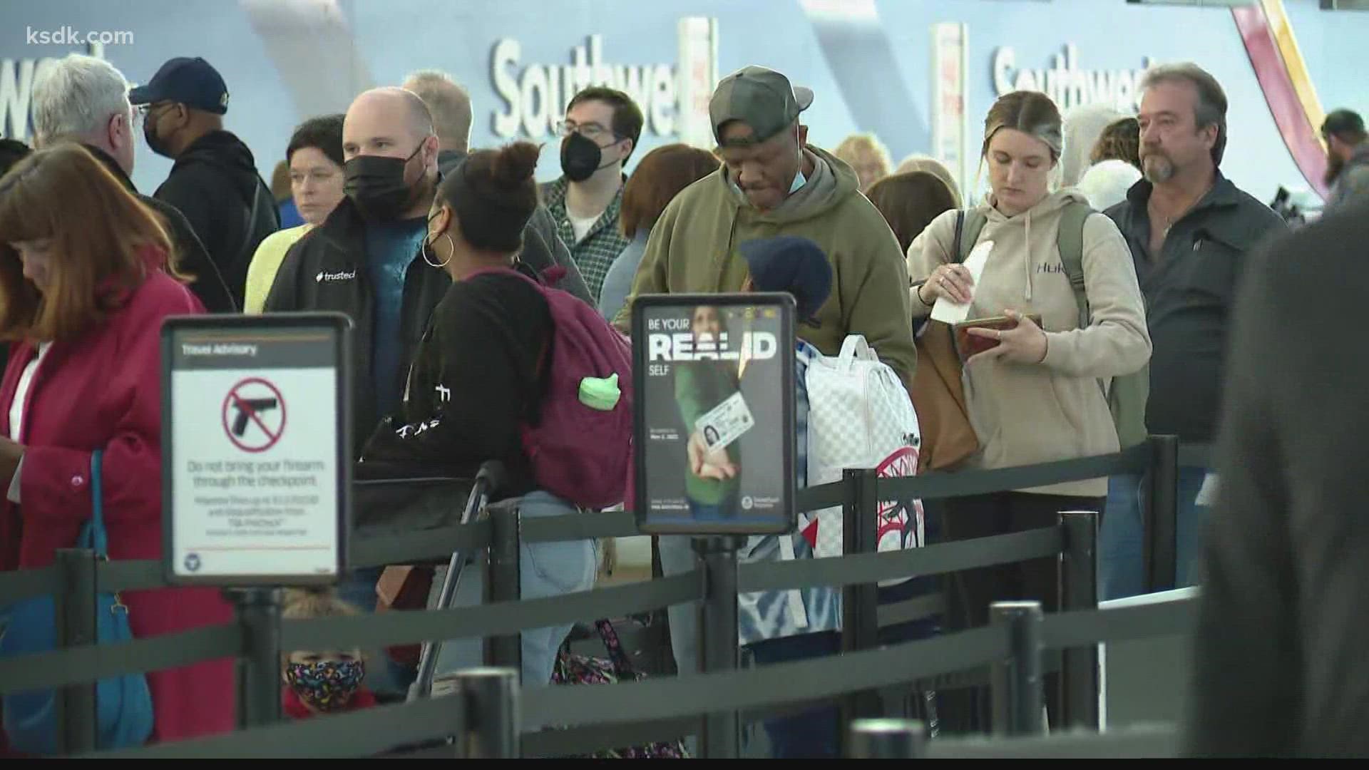 "Face masks will no longer be required for passengers coming through, visitors to or any employee at St. Louis Lambert International Airport," a statement reads.