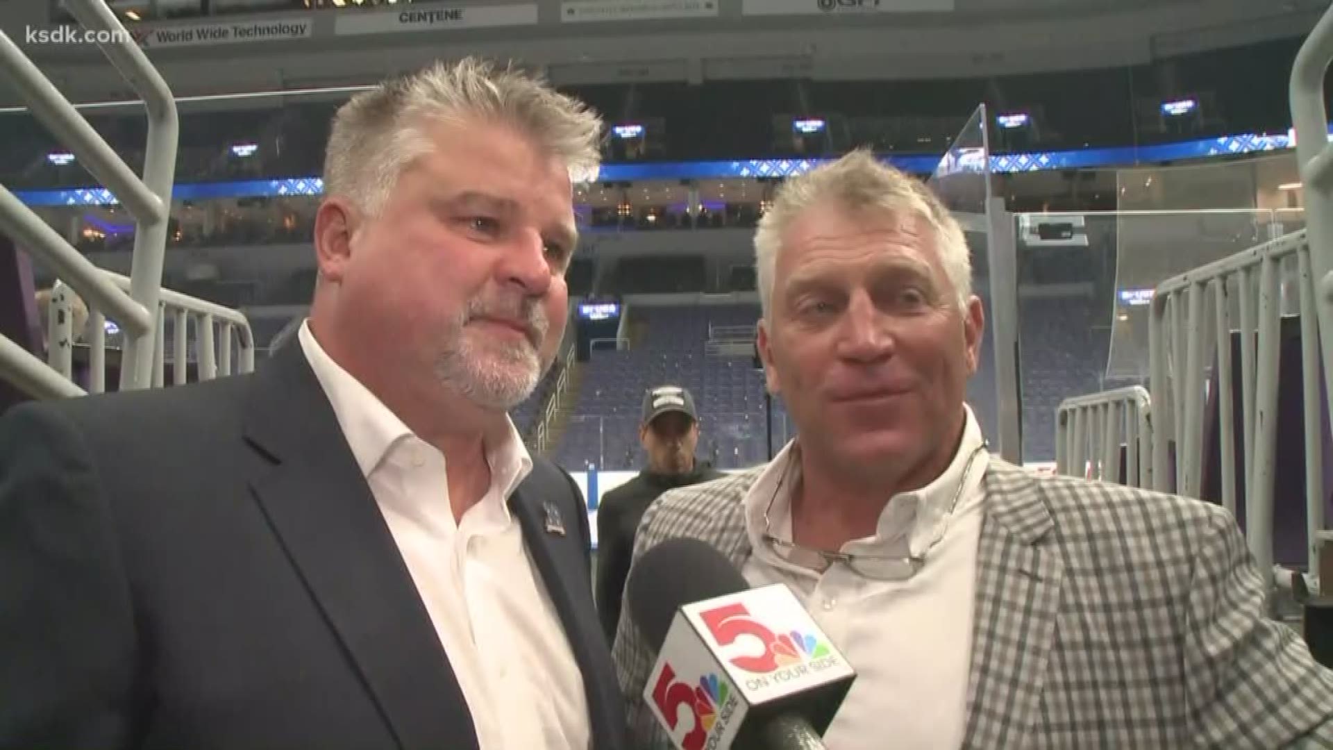 Frank Cusumano, Brett Hull and Kelly Chase got emotional talking about the Blues first trip to the Stanley Cup Final since 1970.