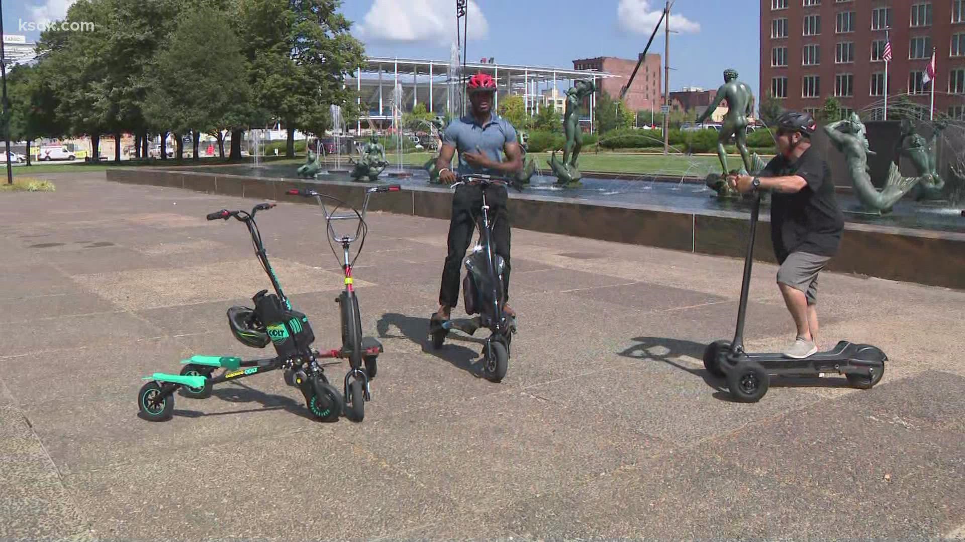 Trikke STL Guided Tours are a great way to get an up-close look at Downtown, Forest Park, Soulard, and even more areas.