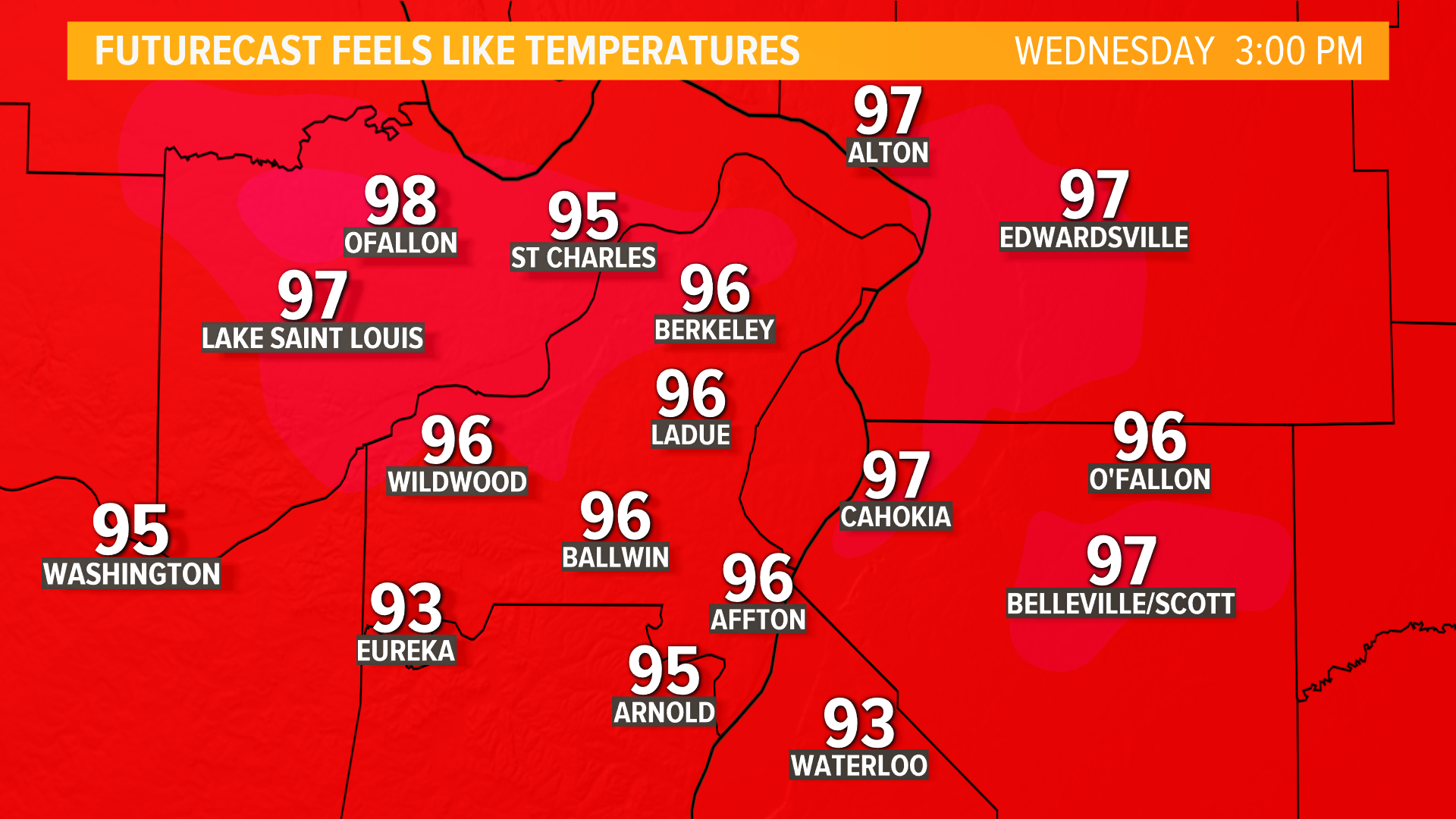 St. Louis weather forecast Heat, humidity, storms possible