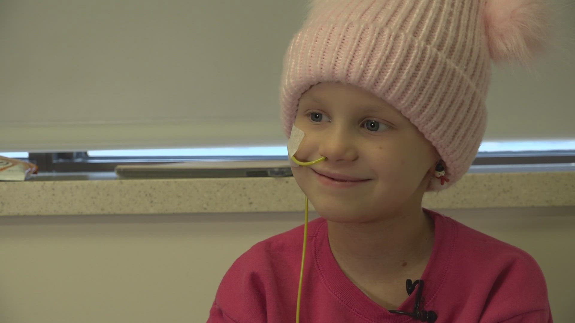 St. Louis Children's Hospital has become a home away from home for 7-year-old Jozie Kraemer. As her treatment continues, she's finding special ways to say thanks.