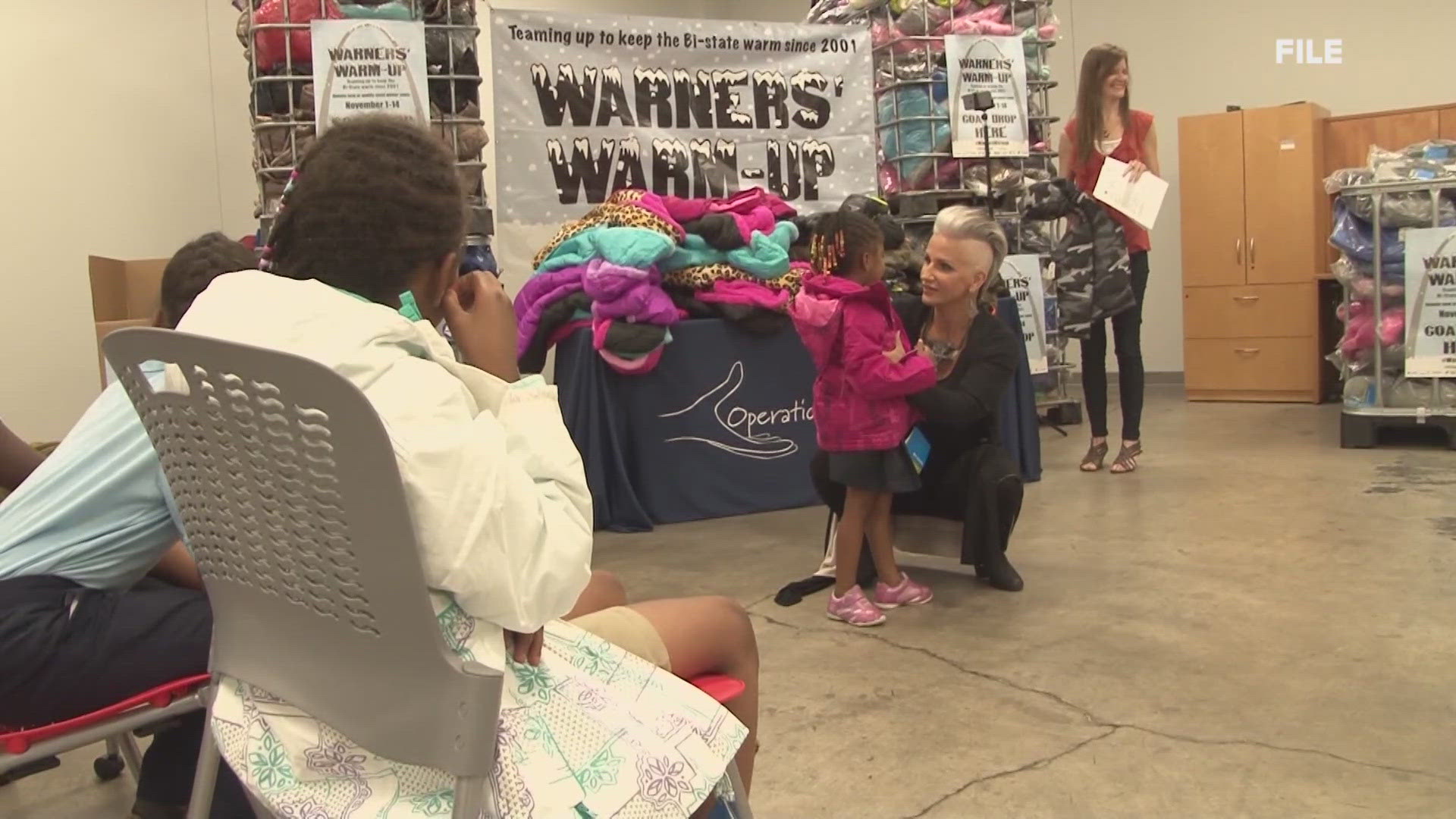 Warners' Warmup has collected and distributed 300,000 coats to cold kids in need. This year, it is collecting coats at 128 drop boxes from Oct. 21 to Nov. 3.