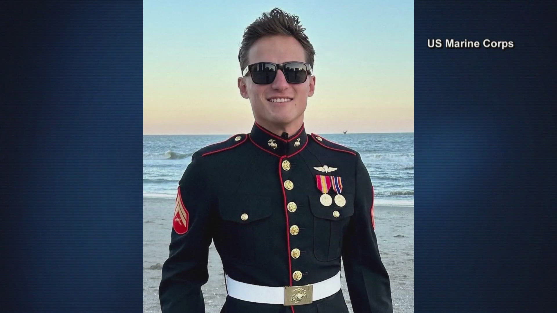 A U.S. Marine originally from Missouri died on Thursday in a training accident near Camp Lejeune in North Carolina. His family remembers his life and copes.
