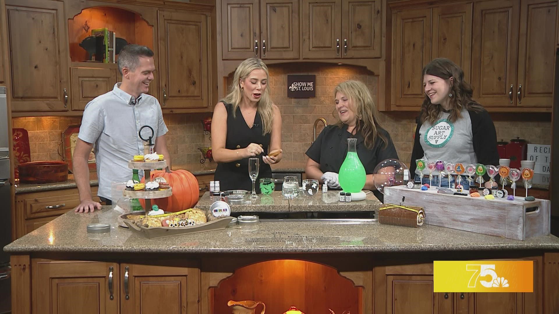 Dusty from 93.7 The Bull joins Mary and the Sugar Art Supply team to try their sugary and spooky sweets.