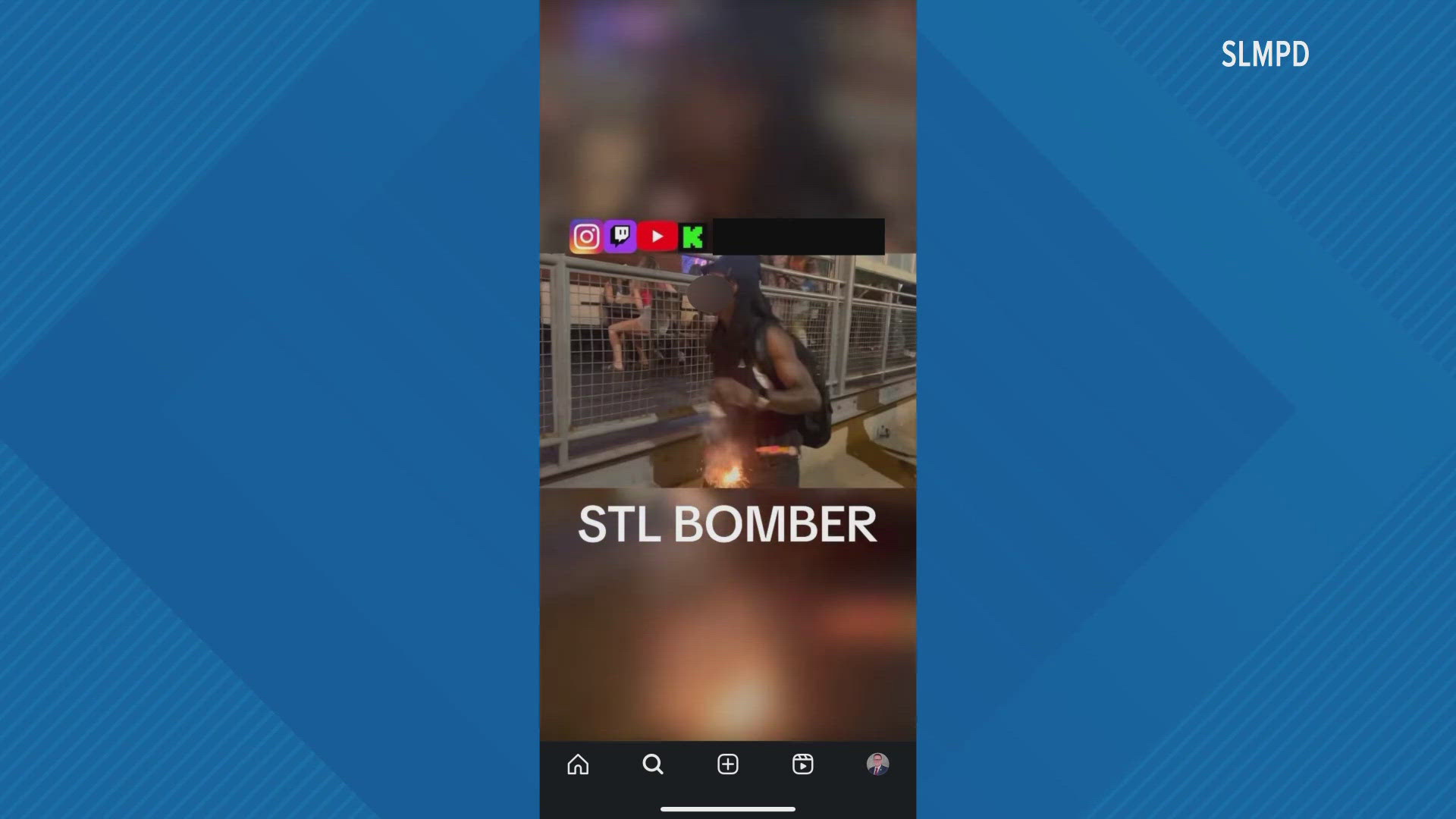 A man recorded his criminal antics over the Fourth of July weekend, throwing fireworks at passersby in downtown St. Louis. 
