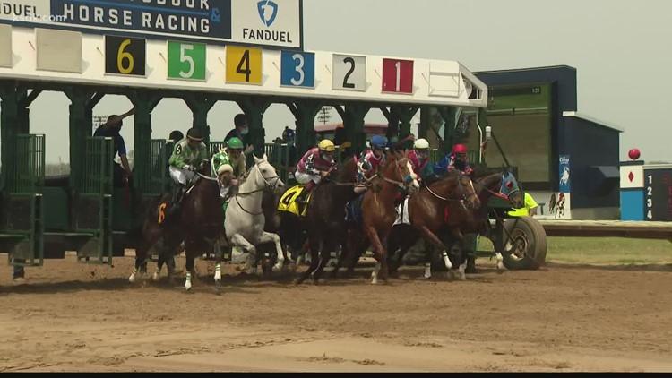 Horse racing action begins at FanDuel in Collinsville