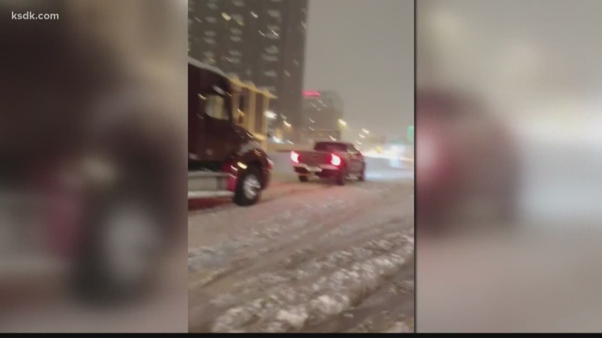 Pickup truck driver rescues 18-wheeler
