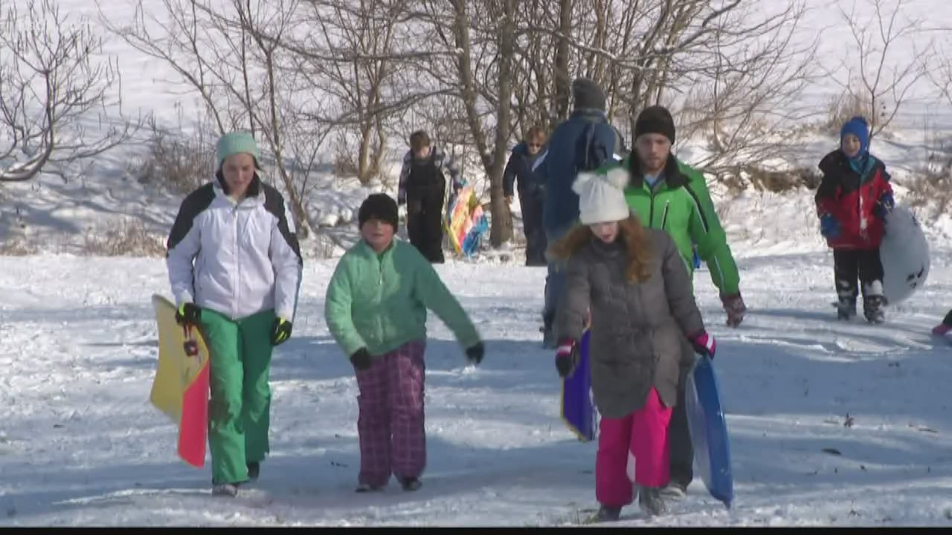 Kids in St. Charles County were more than excited to learn area schools would be canceled for two days in a row.