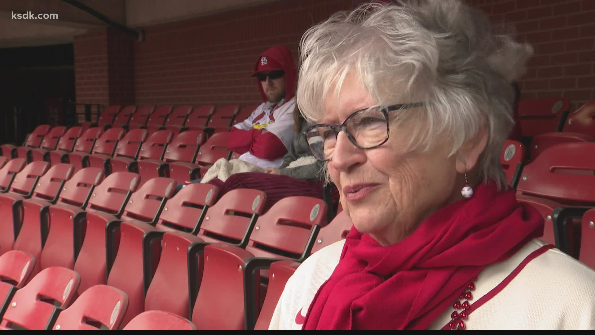 Jan Daniels was at Busch Stadium for what she calls a "holy day of obligation".